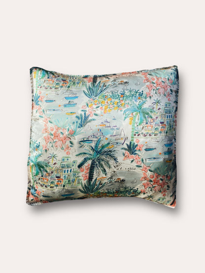 Liberty Fabric Cape Vista Silk Cushion