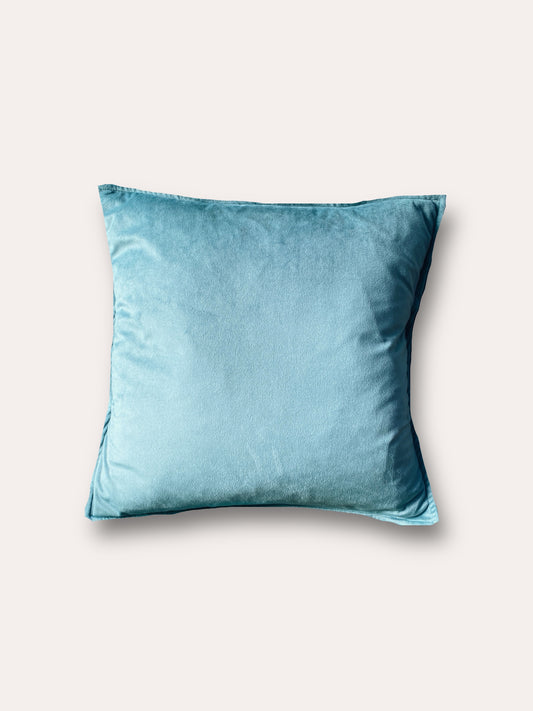 Duck Egg Blue Velvet Cushion