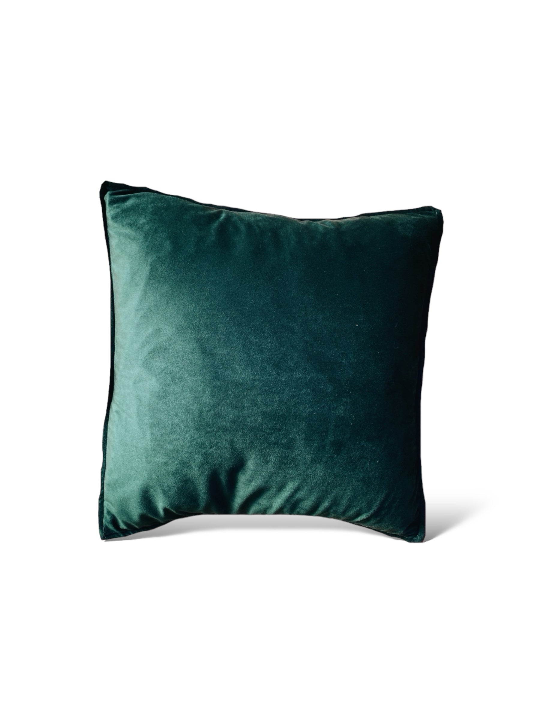 Forest Green Velvet Cushion