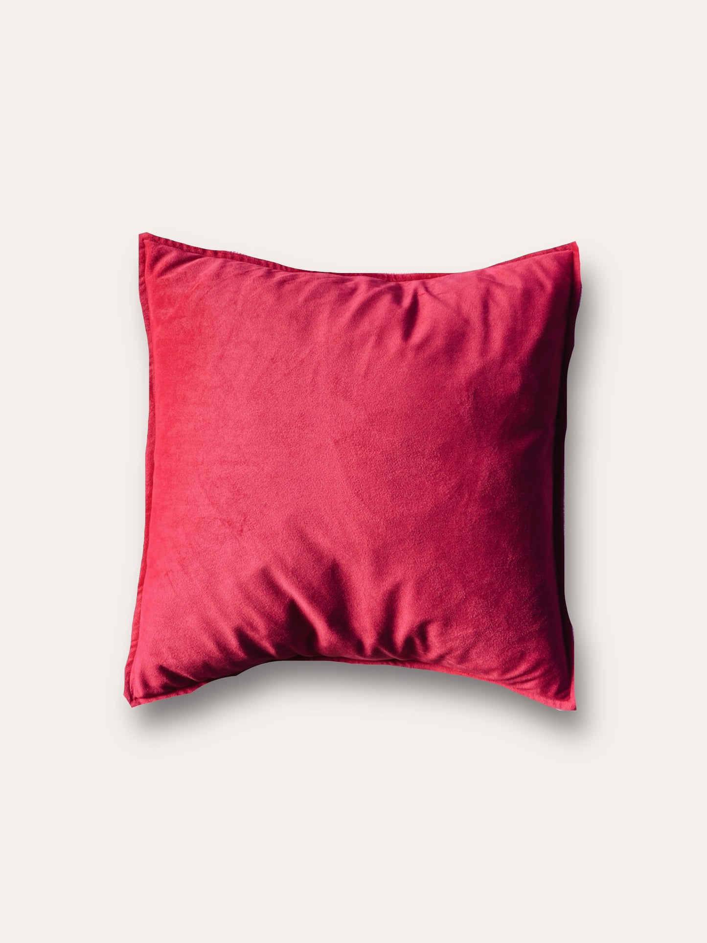 Hot Pink Velvet Cushion