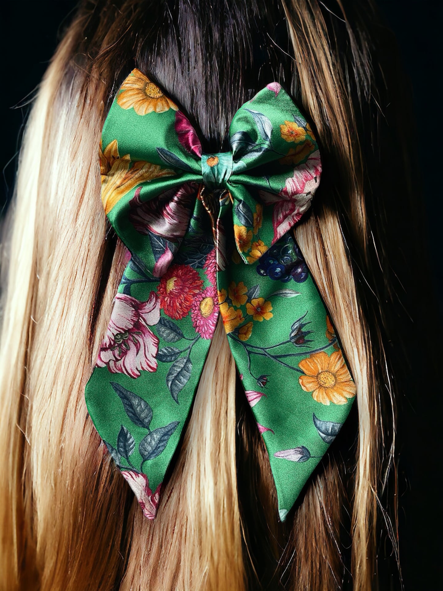 Liberty London Silk Berrie Hair Bow