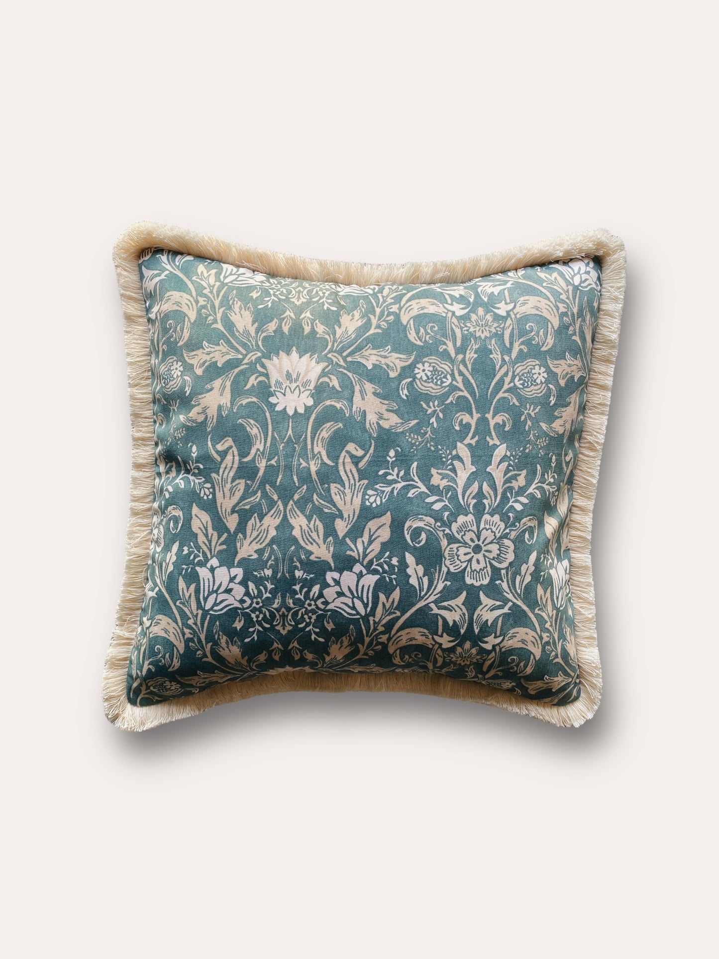 The Rococo Brushed Fringe Edge Cushion