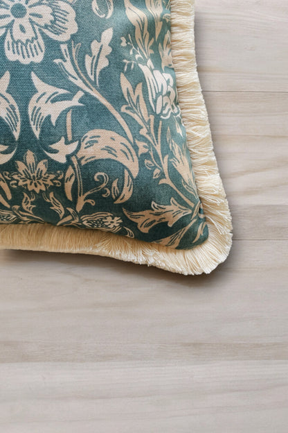 The Rococo Brushed Fringe Edge Cushion