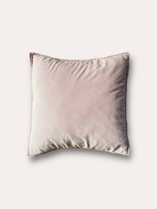 Powder Pink Velvet Cushion